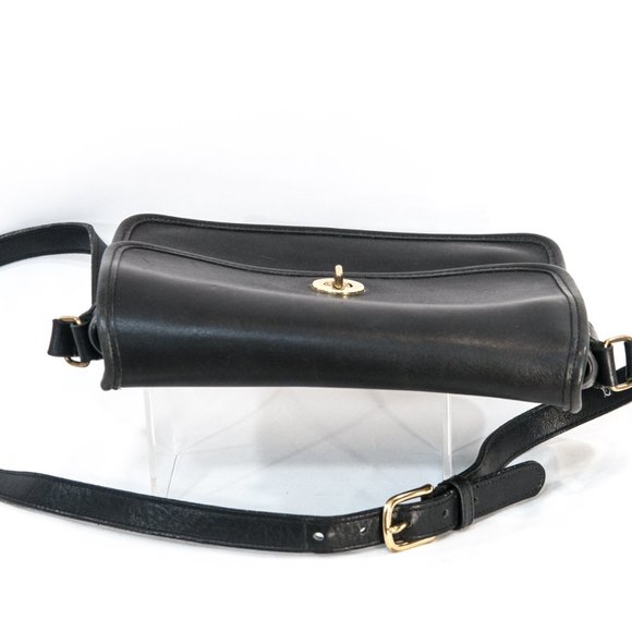 Vintage Coach Black Compartment Bag - Picture 4 of 10